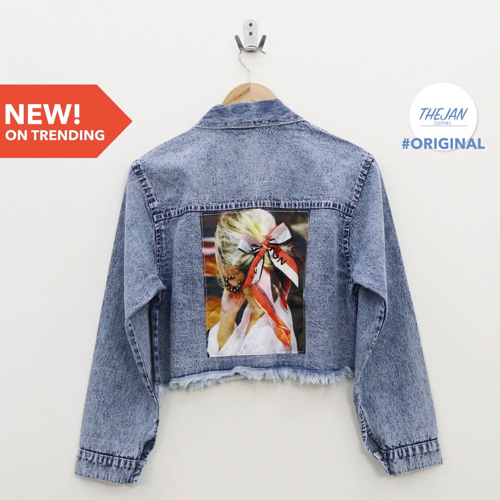 (ORIGINAL) Neca crop jacket jeans wanita by Genijeans
