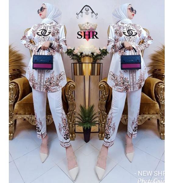 Bagus Banget.. NEW SHR ORI 100% SETELAN CELANA ONE SET SCUBA PREMIUM SYAHIRA