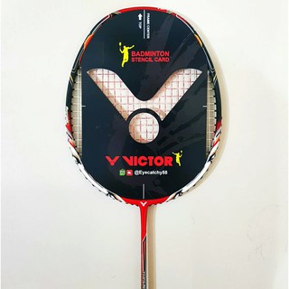 Stencil Card Logo Raket  Cetakan Raket  Badminton Shopee 