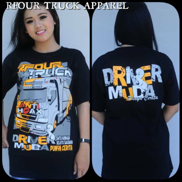 T Shirt Truck Canter Cctv Driver Muda Oleng Aktor Oleng Shopee