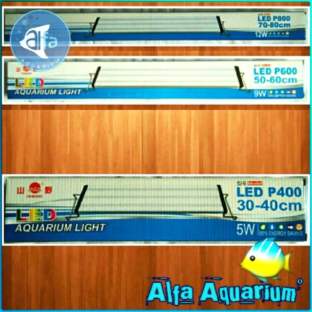 Lampu Aquarium Mini P400 Yamano 30 40 Cm 5watt Led Aquarium