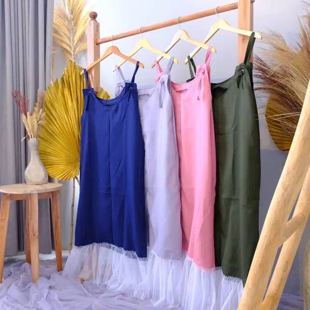 BIG SALEEE!!! OVERALL MARIA / OVERALL OUTER FASHION WANITA KOMBINASI TILE PREMIUM