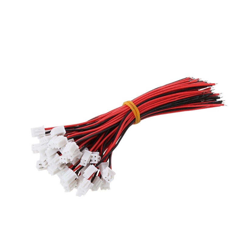 Mary 50set Plug Konektor JST XH 2.5-2 Pin Female &amp; Male Dengan Kawat 120MM