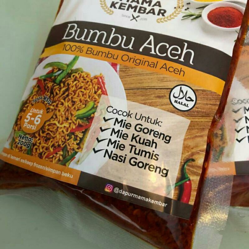 

BUMBU ACEH INSTAN