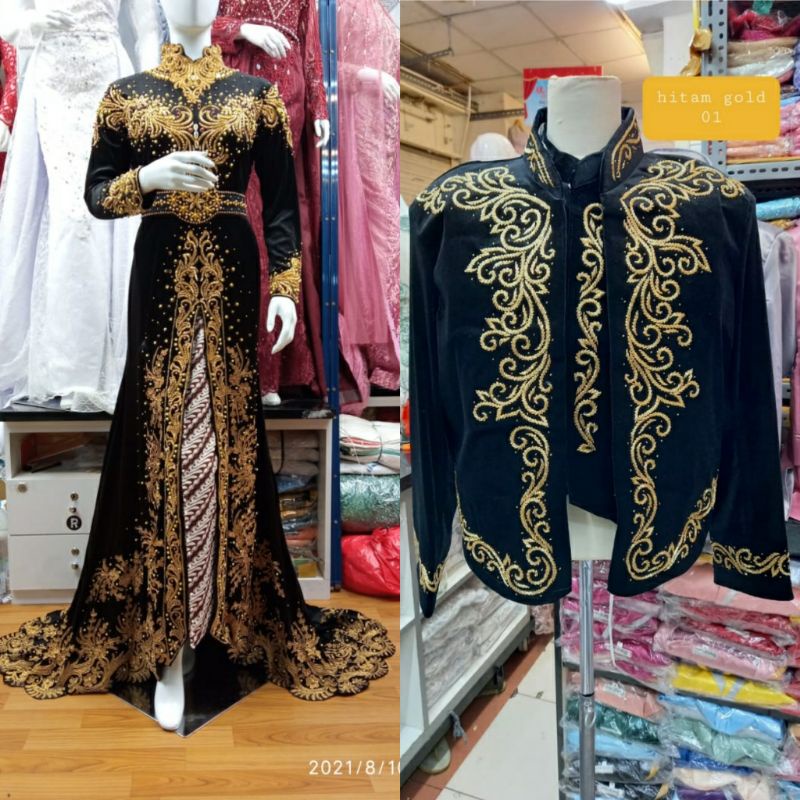 Kebaya Pengantin Bludru Jawa/Kebaya Pengantin Couple