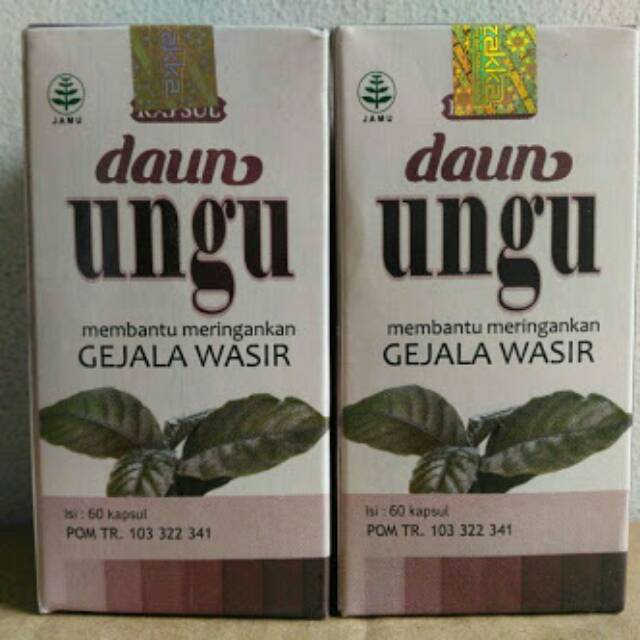 

Daun Ungu 60Kpsl Tazakka obat wasir alami