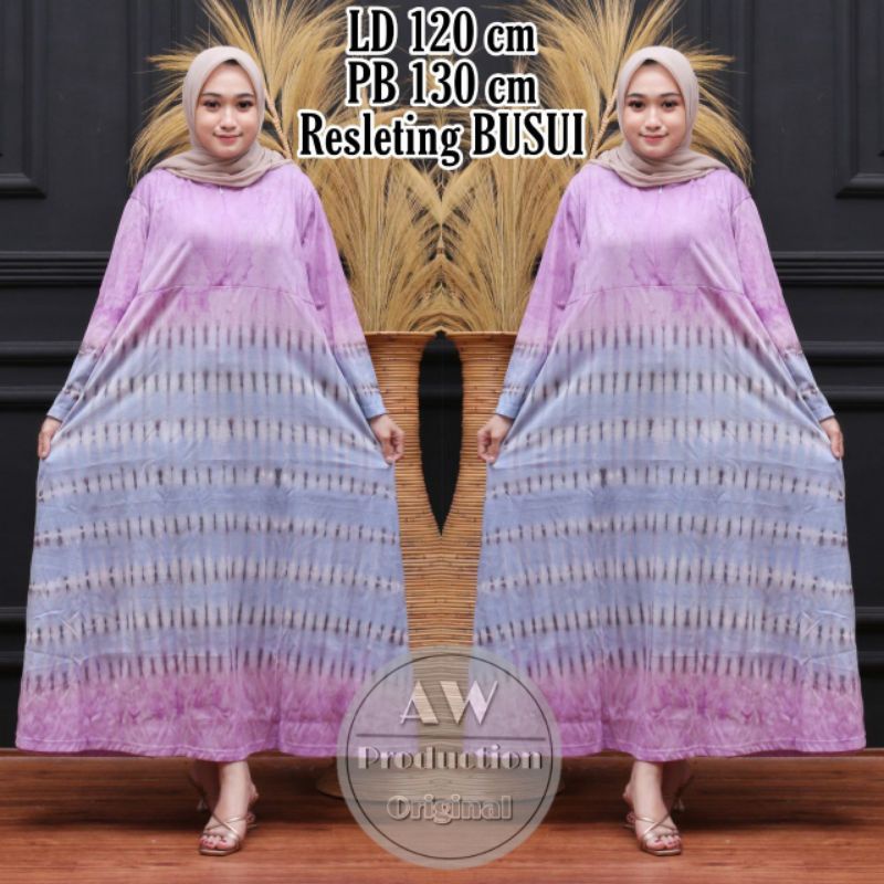 Gamis Kaos Abstrak Terbaru 2021 Busui Resleting Depan Lengan Panjang Bumil Termurah Kekinian