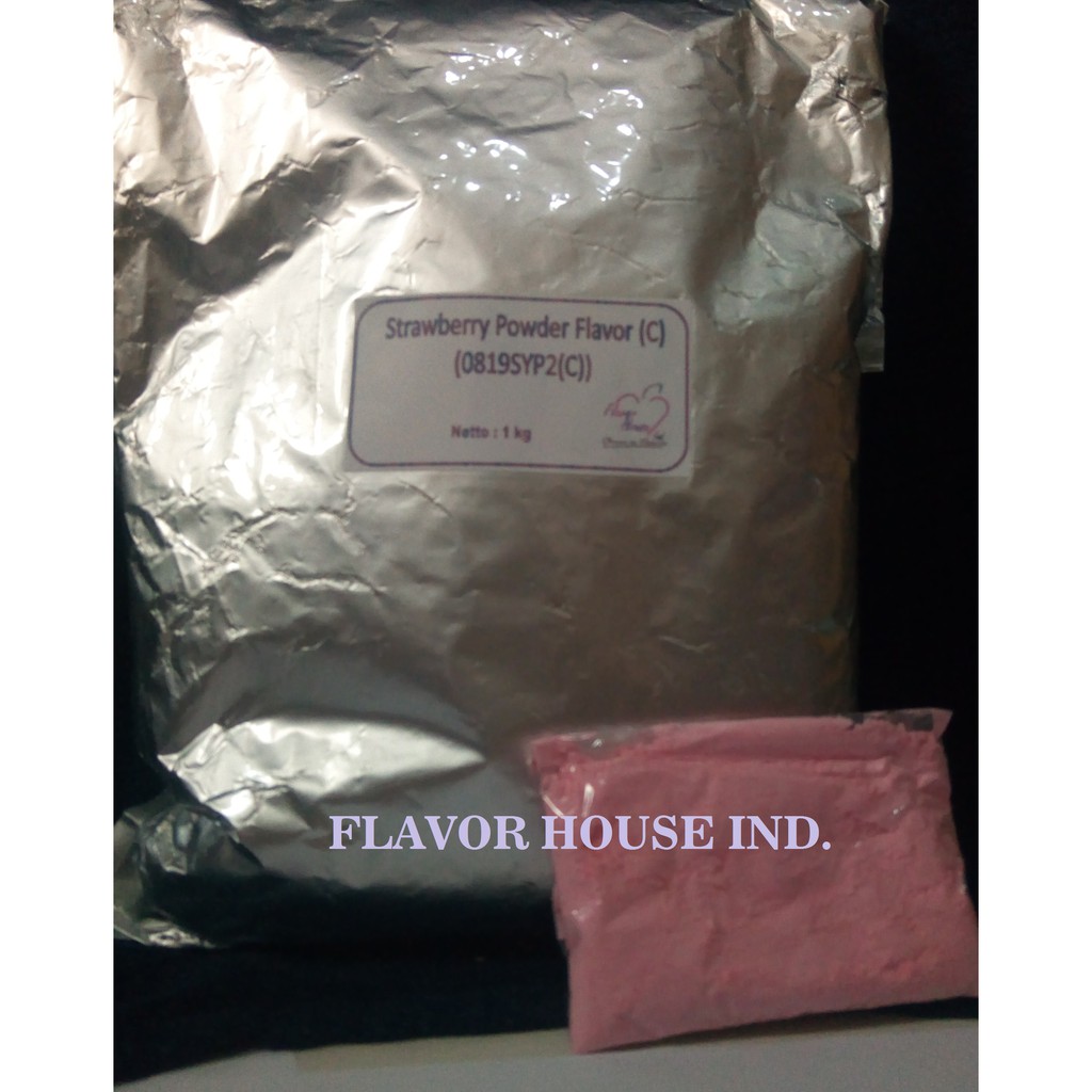 

Strawberry Powder Flavor (Coloured) pure flavour, biang powder