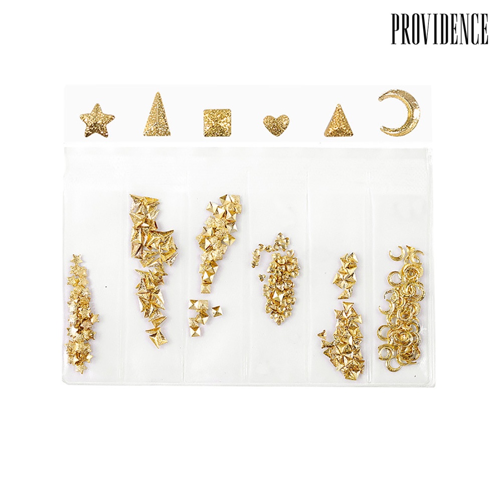 Providence Hollow Metal Mixed Star Moon Rivet DIY Nail Art Sequins Decals Manicure Decor