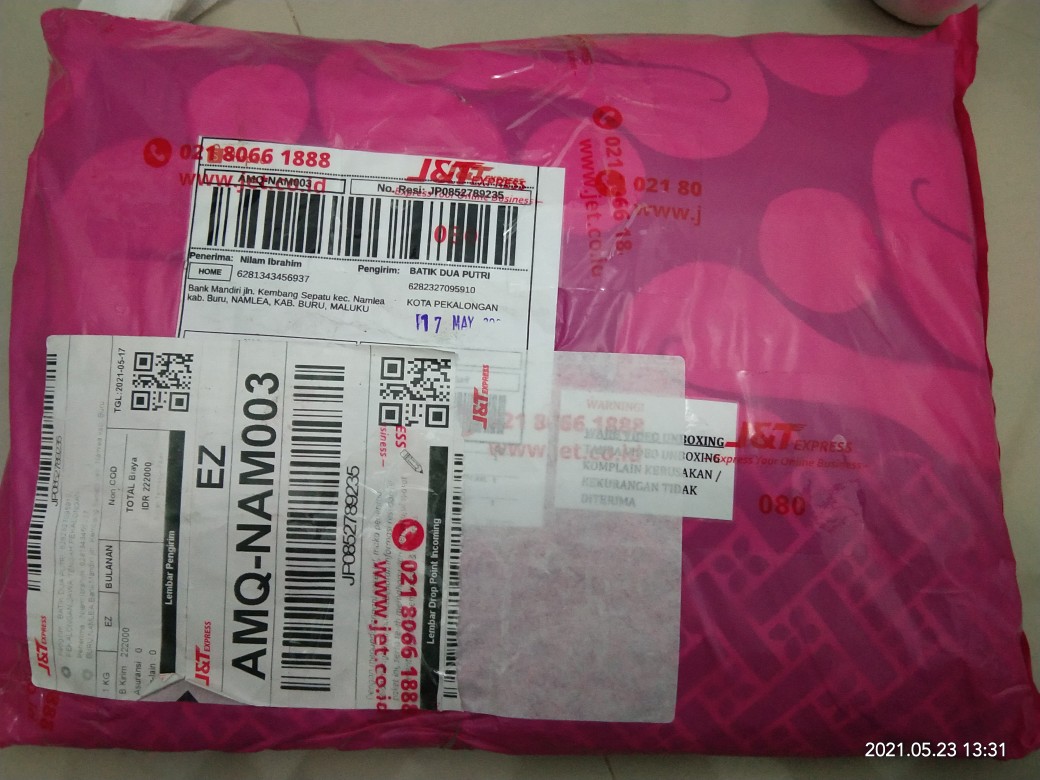 Blouse Batik Wanita Modern - Kerah Shanghai - S-m-l-xl-xxl-3l-4l-5l