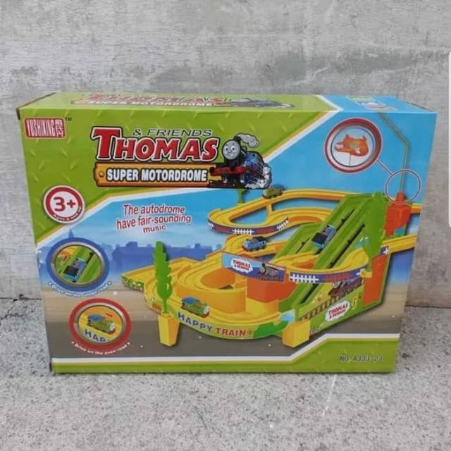 MAINAN TRACK KERETA THOMAS - THOMAS SUPERMOTORDROME - KERETA THOMAS