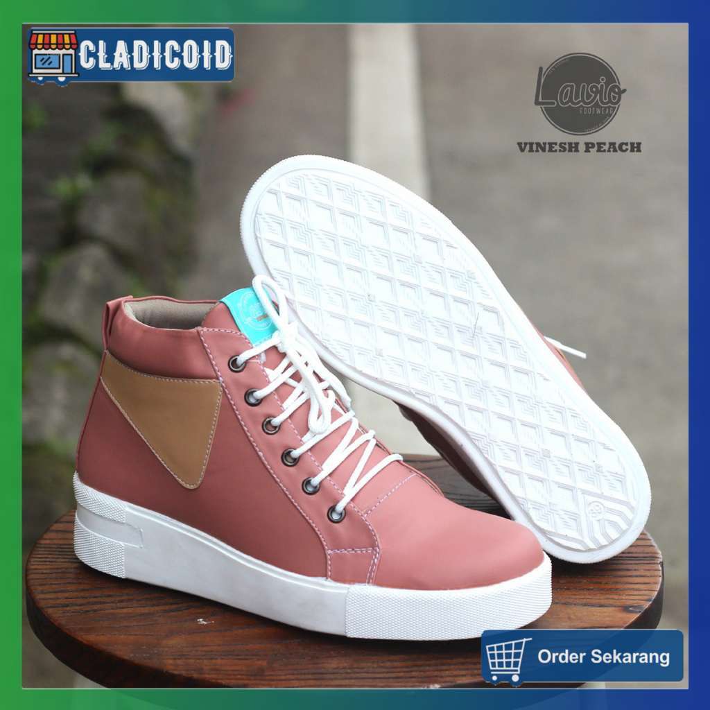 SEPATU SNEAKERS WANITA ORIGINAL MODEL STYLIST KUALITAS PREMIUM TERBARU DAN KEREN LAVIO VINESH MURAH