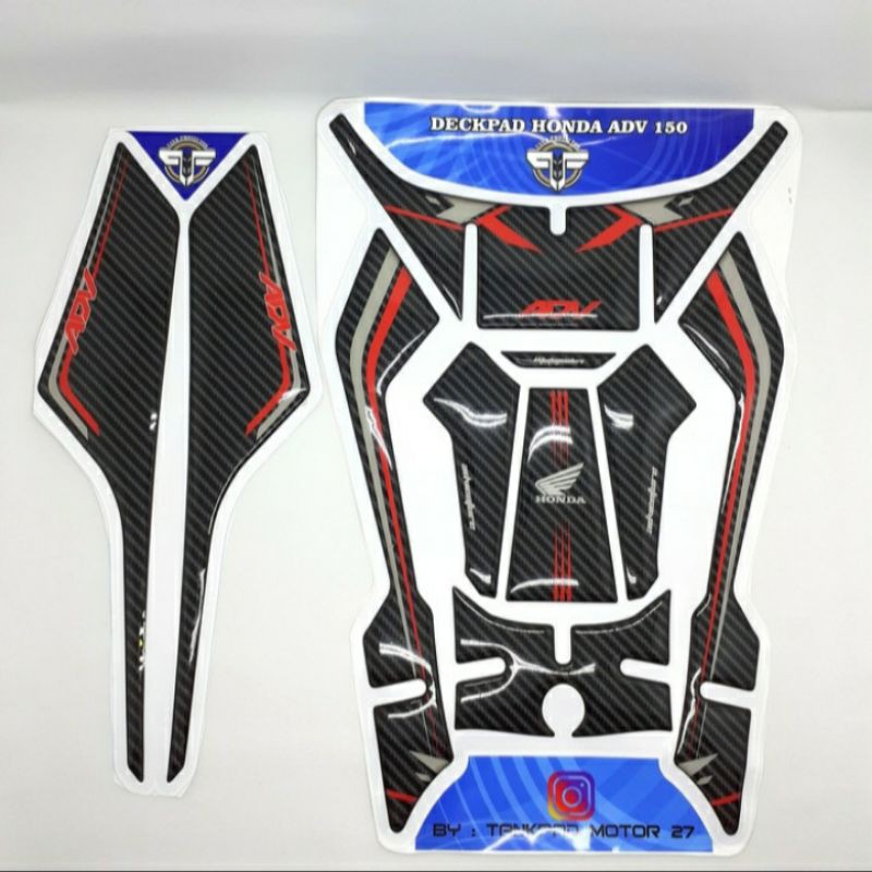 Stiker sticker resin timbul Tankpad Deckpad Full set Honda Adv 150