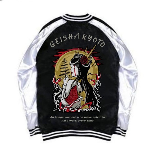Jaket Sukajan Baseball Jepang Premium Lotto Tebal / Bomber Sukajan Pria Wanita