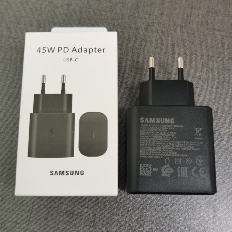 45W Adapter/ Kepala Charger Samsung Usb Type C Super Fast Charge 45Watt S20 S21 FE A33 A53 A72 A52 A52S A51 A71 M33 M51 M52