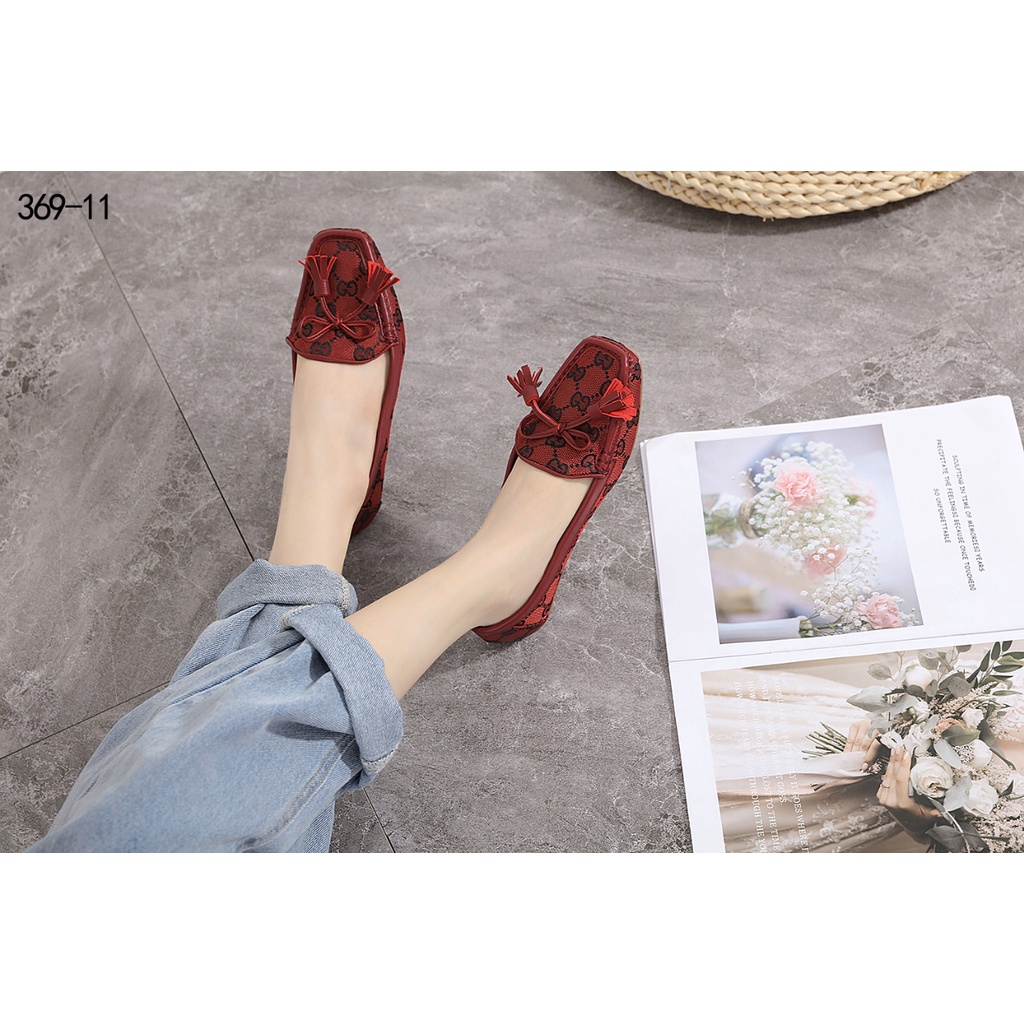 GC Slip-on GG Canvas Flat Shoes #369-11