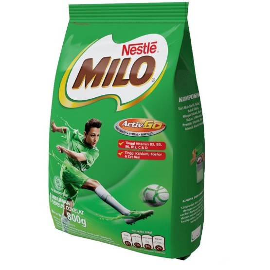 

Milo Healthy Energy Drink Actigen E - Cokelat Bubuk Activgo 800gr