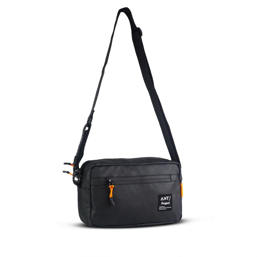 ANT PROJECT - Tas Handlebar Bag TROY 3in Selempang - Tas Stang Sepeda Black Waterproof Image 6