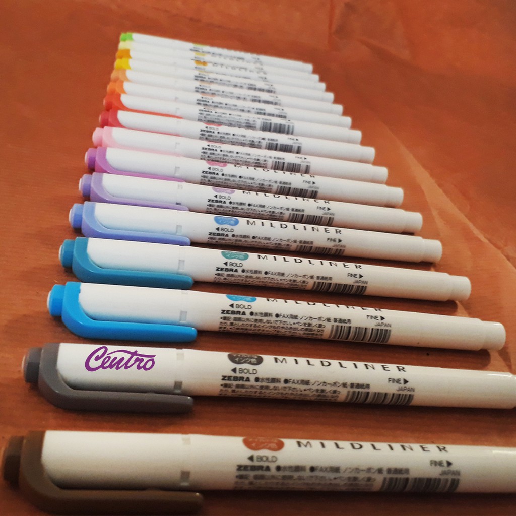 

Zebra Mildliner Double-Sided Pastel Highlighter Water-based Marker