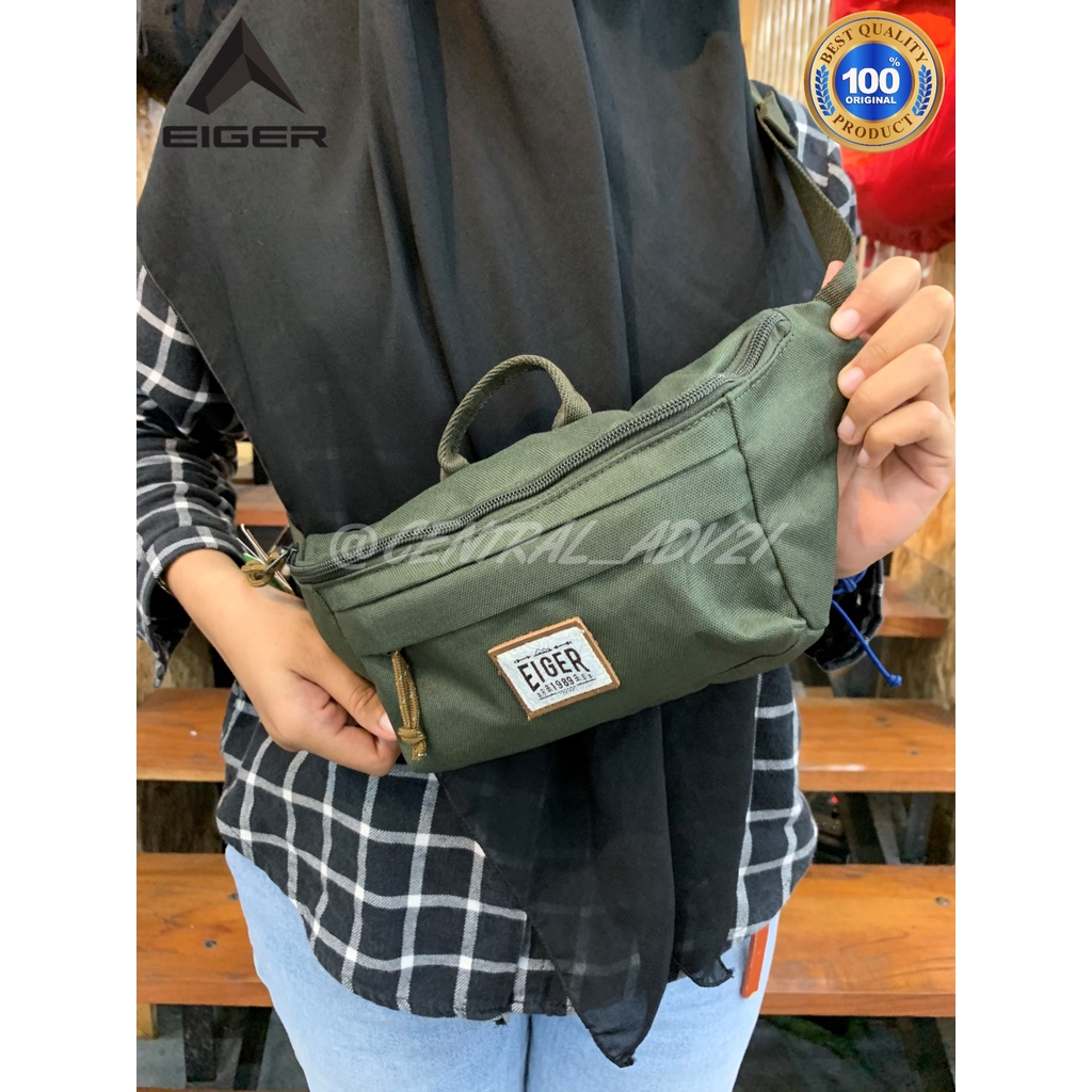 EIGER001 WAISTBAG BRIG SLIM R|OLIVE|5239