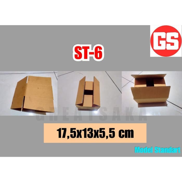 

KOTAK KARDUS ST-6 COKLAT POLOS PACKING