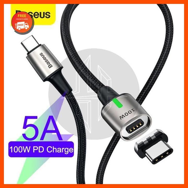 BASEUS ZINC MAGNETIC PD 100W KABEL USB TYPE C TO TYPE C POWER DELIVERY
