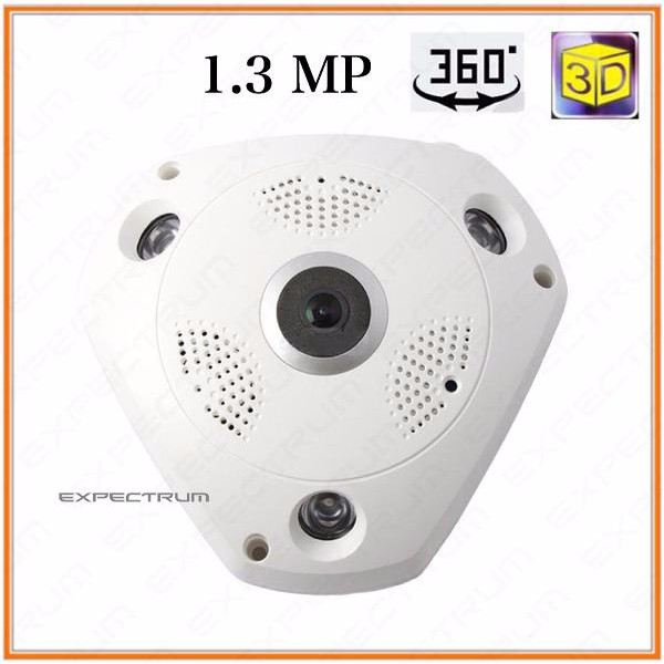 VR CAM 3D / IP Camera VR 360 Wireless Fish Eye 360 Panoramic Lens camera D-24