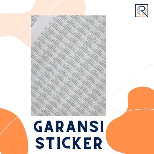 

Garansi Stiker Label Segel Kertas Pecah Telur Murah
