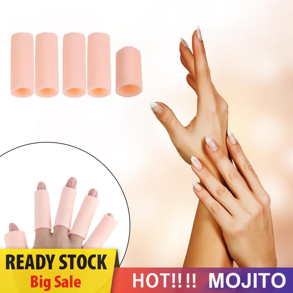 5pcs Gel Pelindung Jari Tangan Untuk Perawatan Kulit