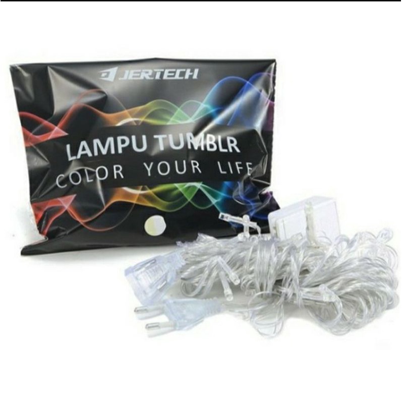 Lampu hias / lampu tumbir / lampu agustusan / lampu natal panjang 10M 50lampu led