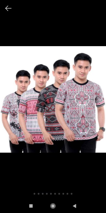 Kaos Batik Gorga || Kaos Polo || Kaos Etnik || Kaos Full Print