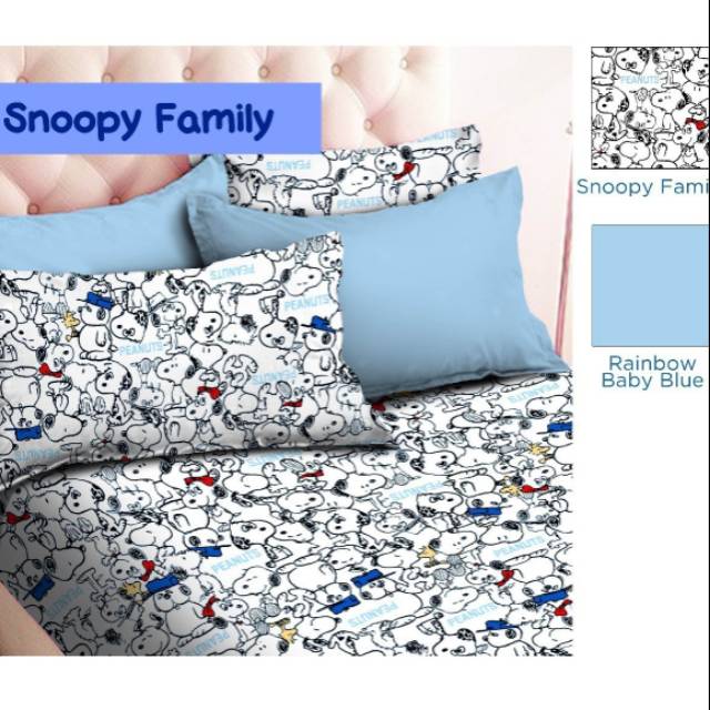 kain meteran motif Snoopy