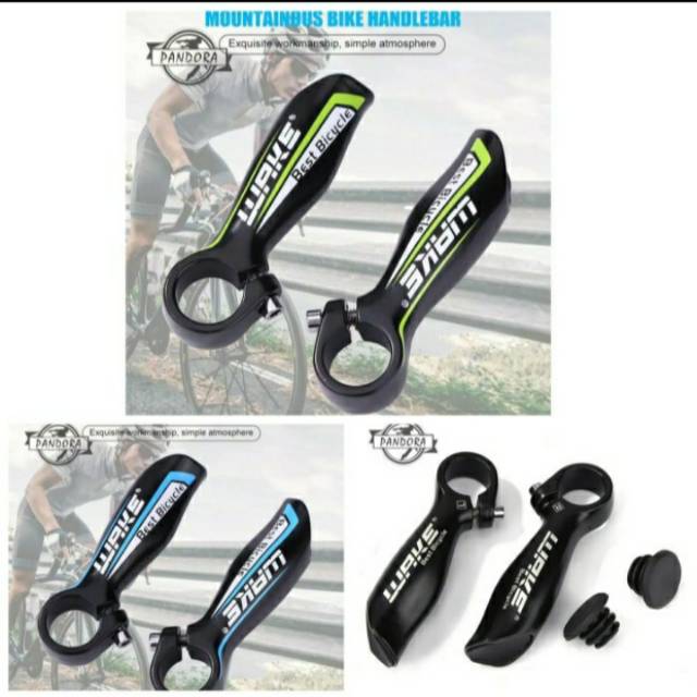 Jalu stang bar end sepeda wake alloy premium