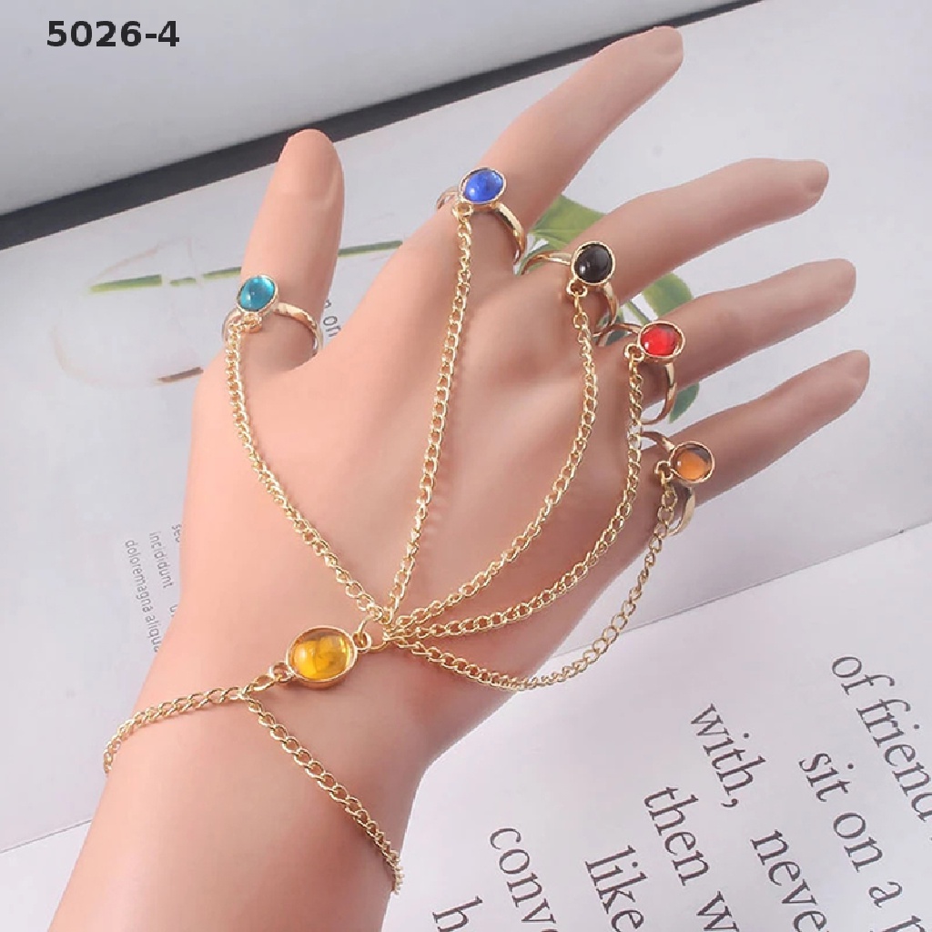 5026-4 Infinite Power Gauntlet Bracelets Bangles Gemstone For Women Girls Jewelry Gift 5026-4