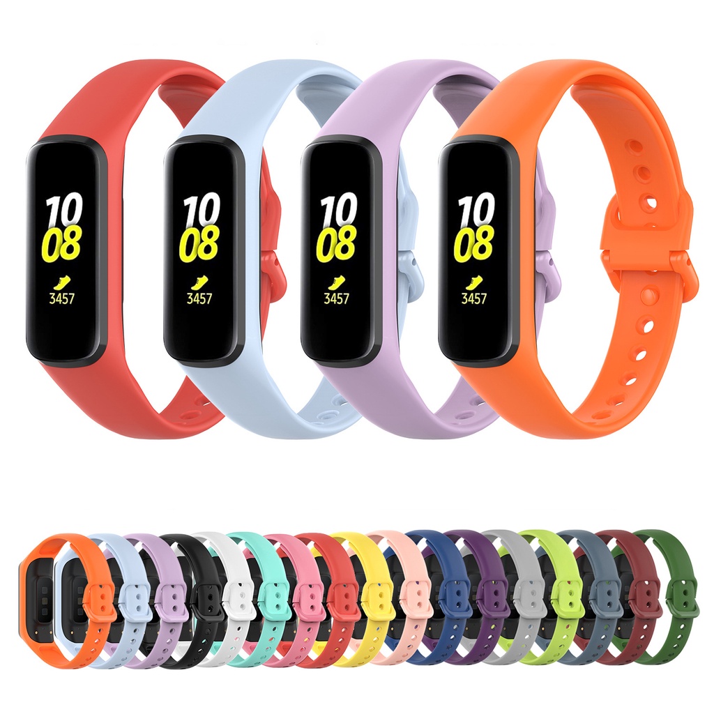 Silicone Watchband Strap for Samsung Galaxy Fit 2 SM-R220 Bracelet Band Fashion Sport Replacement Wristband correa Accessories