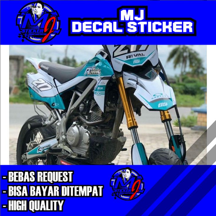 DECAL COSTUM D TRACKER /KLX/CRF