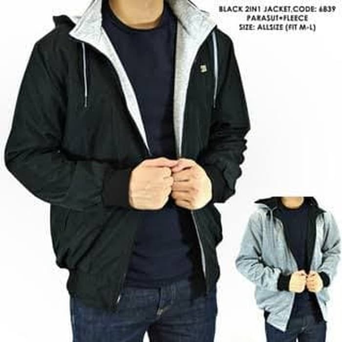Jaket bolak balik Wanita || Jaket BB Pria Waterproof || Jaket BB Bolak Balik