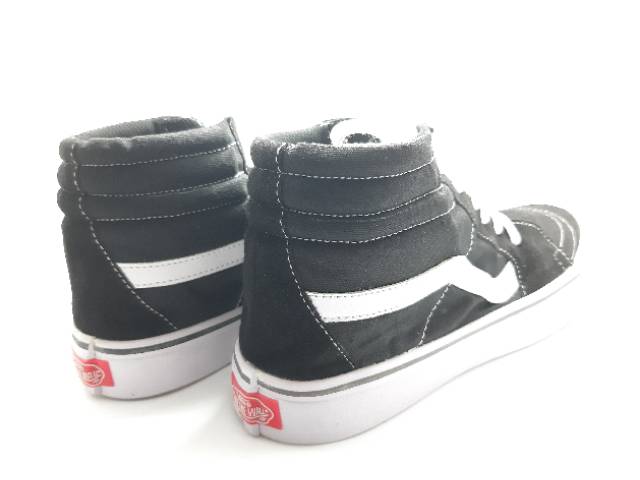 Sepatu pria &amp; wanita vans oldskool classic SK8 black white suede kanvas