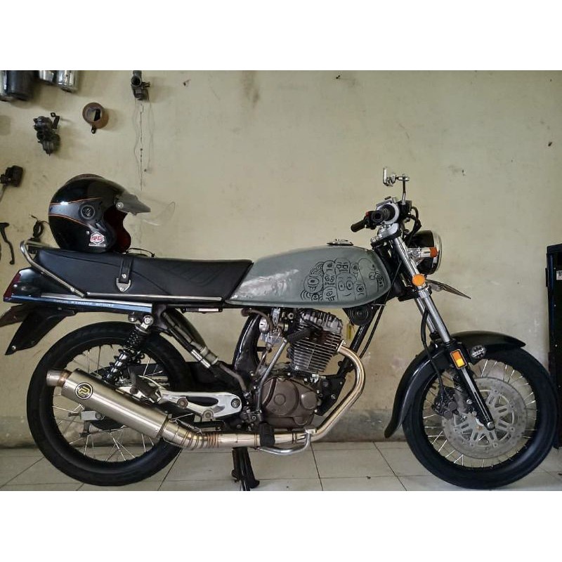 Knalpot Pekajaman GL TIGER CB GL PRO GL MAX Jogja Harian Touring Bulat Stainless Original Racing Jog