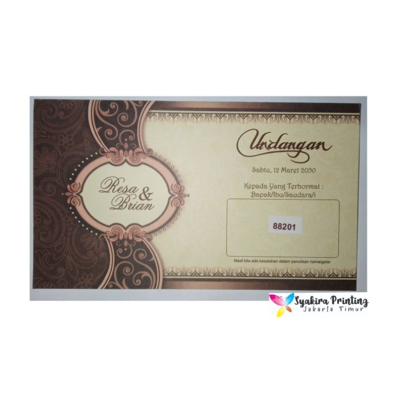 Blanko Erba 88201 Cetak Undangan Pernikahan Murah Blanko Erba Erba88201 UndanganMurah Cetak Undangan