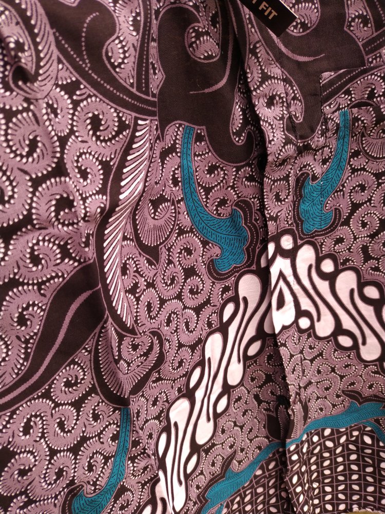 Kemeja Batik Pria Lengan Panjang Slim Fit Batik Pria Lengan Panjang Modern