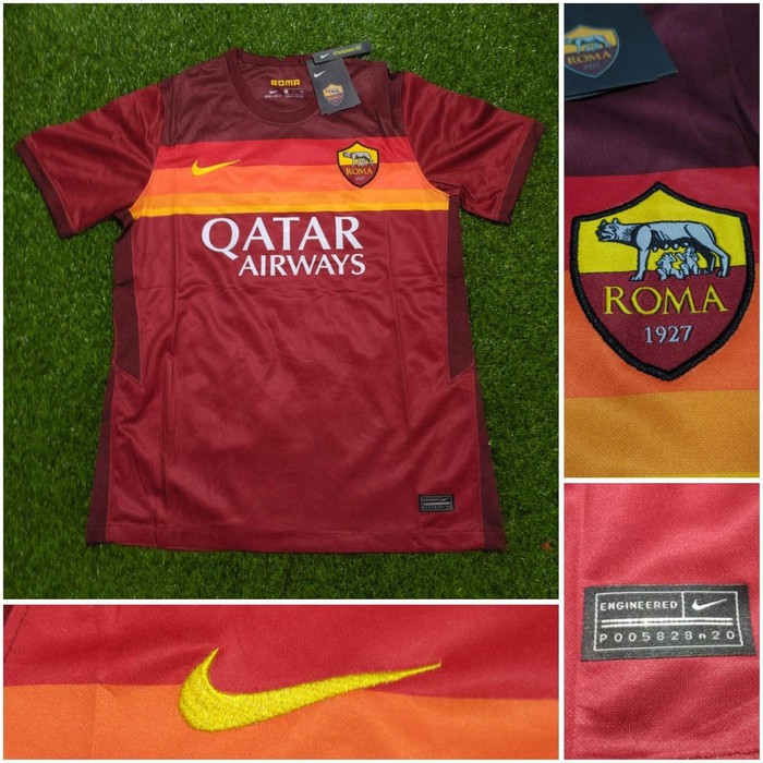  JERSEY  BOLA  AS ROMA HOME 2022 2022  GRADE ORI Shopee 