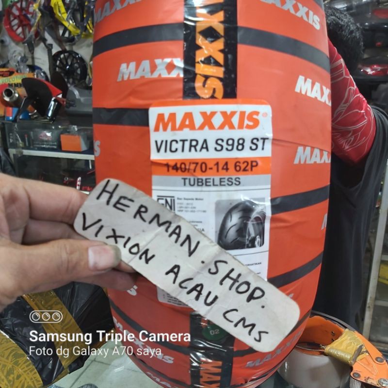 Ban Maxxis Victra 140 / 70 - 14 / Ban Maxxis belakang Aerox 140/70-14