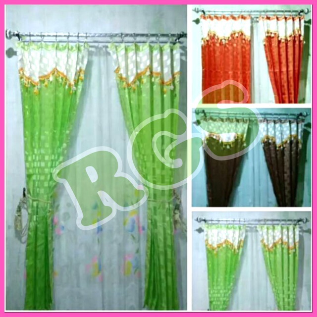 Gorden plisket pake poni ukuran 1 meter murah Shopee Gorden plisket pake poni ukuran 1 meter murah Shopee
