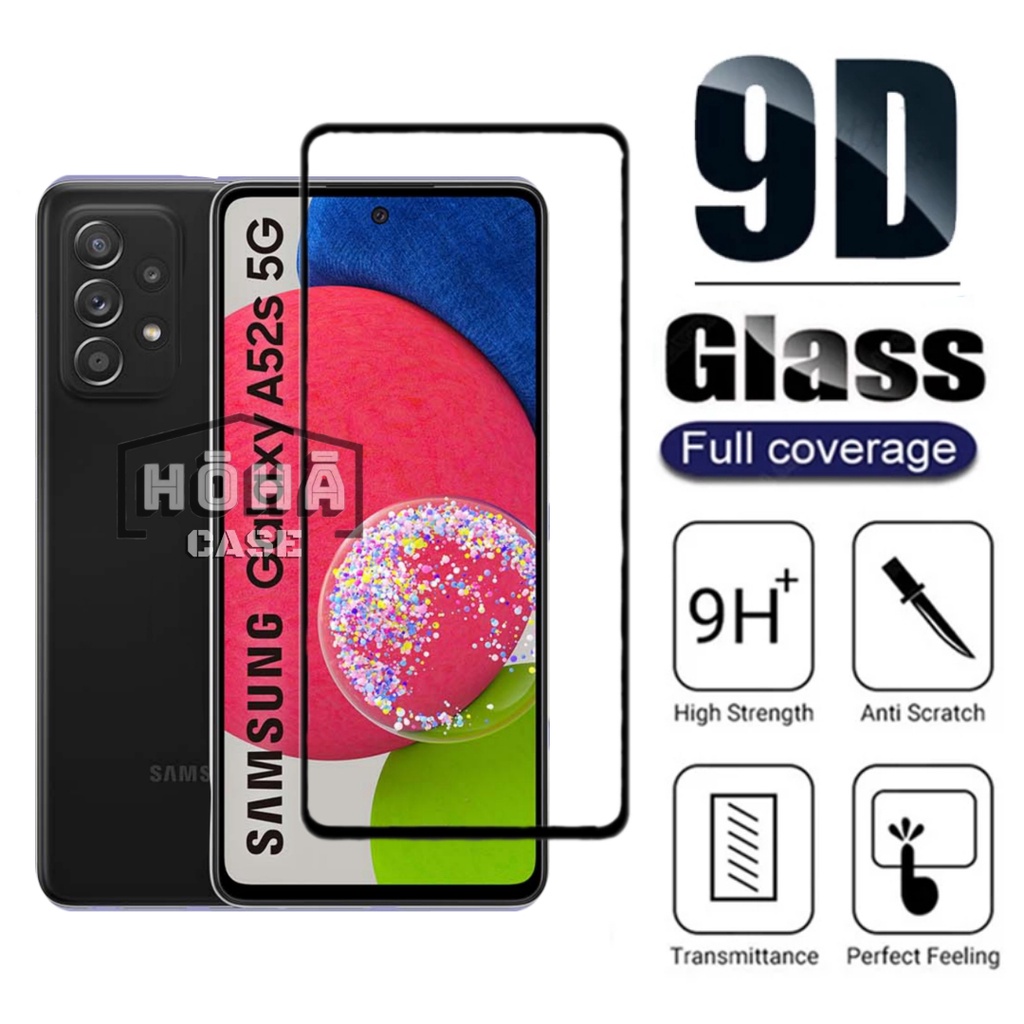 PROMO Tempered Glass SAMSUNG Galaxy A52s Full Layar Screen Guard Protector List Hitam Antigores Kaca