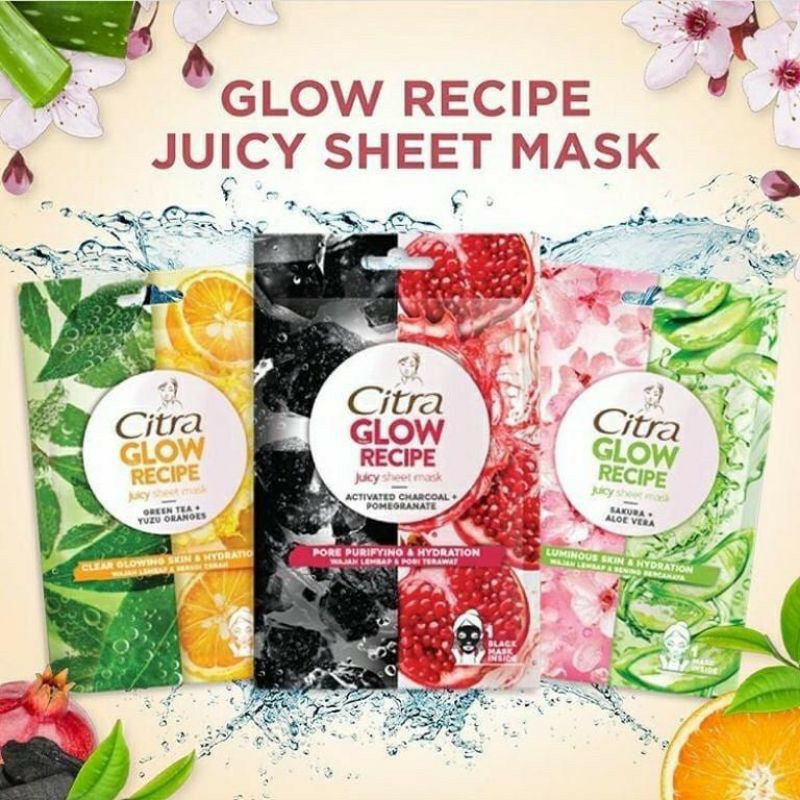 CITRA Glow Recipe Juicy Sheet Mask 25 gram