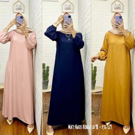 Gamis kaos korea ld 98 cm