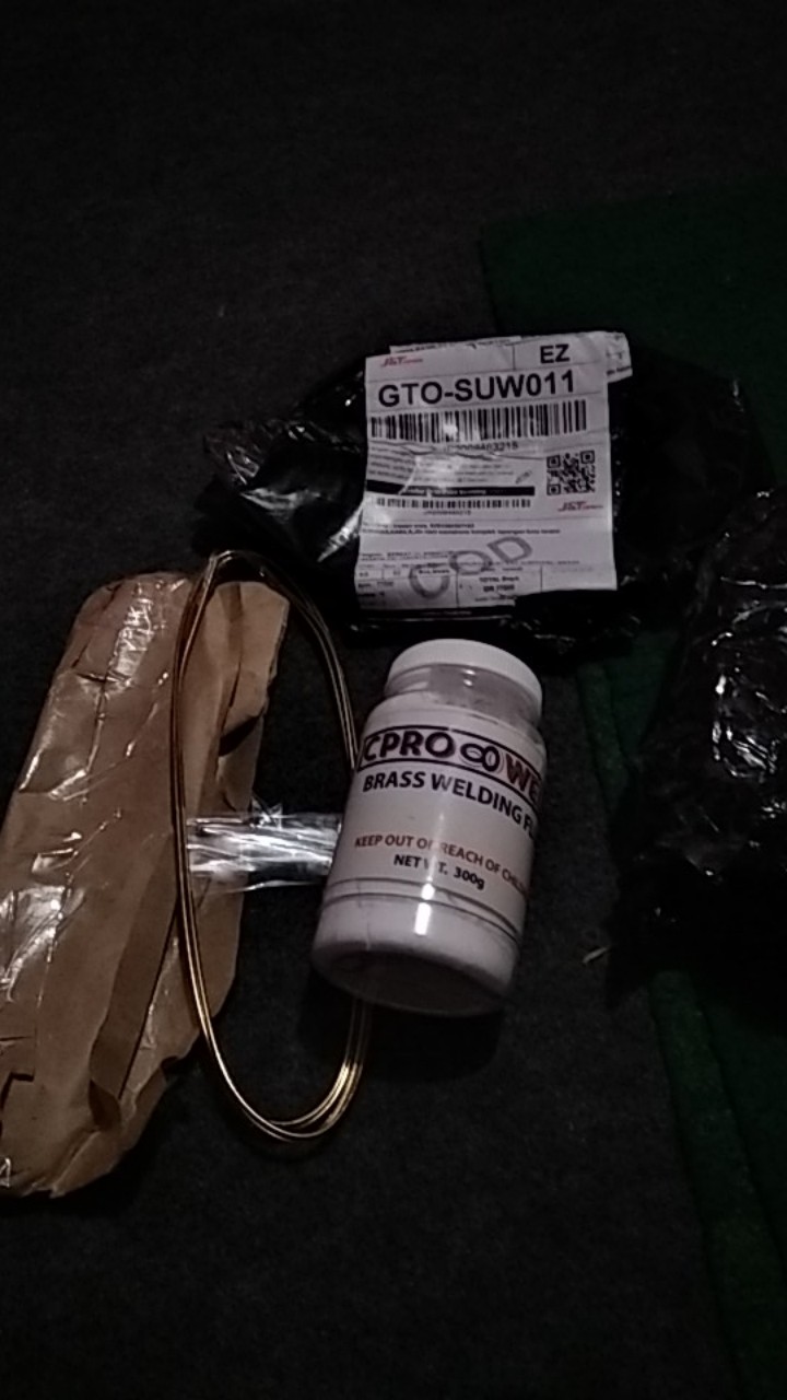 Kawat Las Kuningan=2 Mili Asli 100% Germany Panjang 1 Mtr