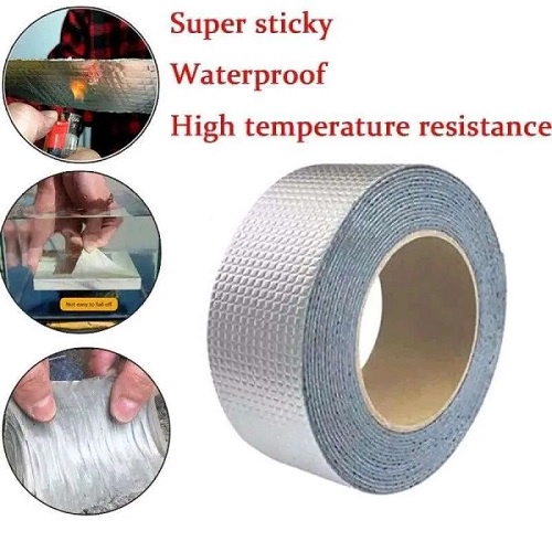 Lakban Serbaguna Anti Bocor Anti Panas Bahan Aluminium Waterproof Super Lengket Lebar 5cm