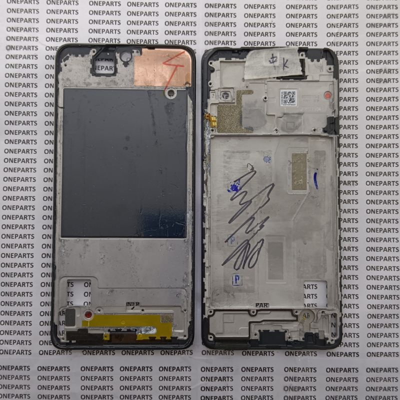 FRAME BEZZEL TULANG TENGAH DUDUKAN LCD XIAOMI REDMI NOTE 10 PRO 4G ORIGINAL